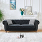 Chesterfield Velvet Upholstered Sofa