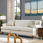 Alana Lawson Three-Cushion Tightback Sofa, Light