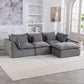 102.3" Width Cloud Couch Oversized Modular Sectional Sofa
