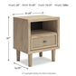 Cielden - One Drawer Night Stand - Two-Tone
