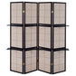 Tan and Cappuccino 4-Panel Folding Screen