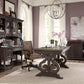 Bellamy - Fully Upholstered Desk Chair - Peppercorn