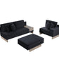 Memphis 122.5" Reversible Sectional Sofa