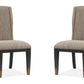 Ryker - Upholstered Host Side Chair (Set of 2) - Homestead Brown