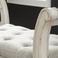 Realyn - Accent Bench - Antique White