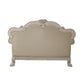 Dresden - Loveseat With 3 Pillows - Synthetic Leather & Bone White