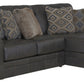 Denali - Italian Leather Match Sectional