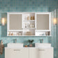 55-Inch Wall-Mount 2-in-1 Mirror Cabinet