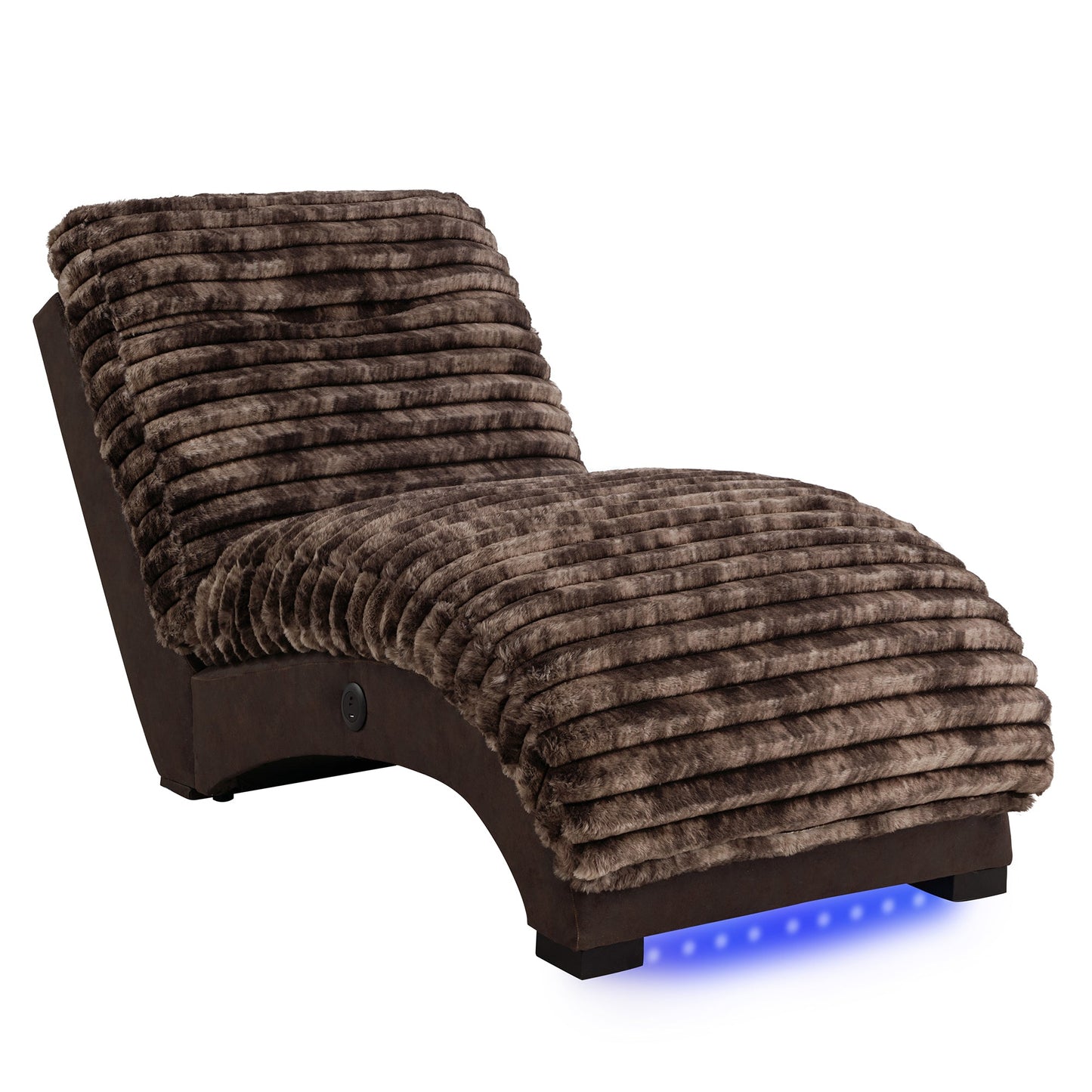 Denise Java Accent Chaise With USB Support