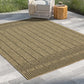 Earth GC_NTL1008 Jute/Black Indoor/Outdoor Area Rug