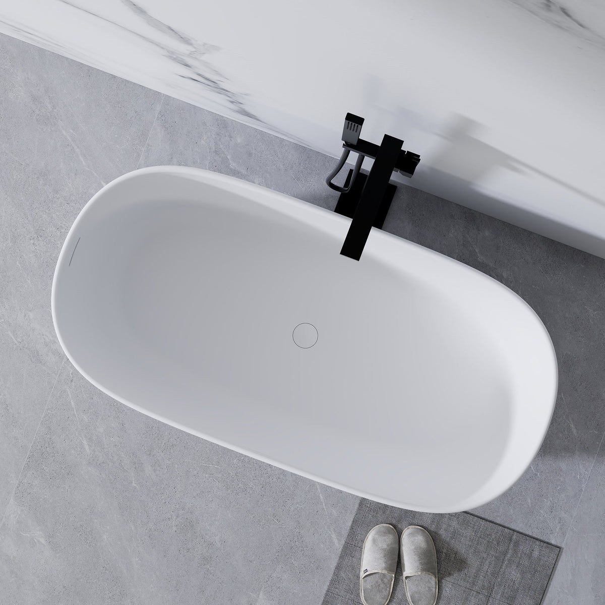 LILYA 51'' Freestanding Bathtub