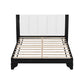 Queen Size Bed Frame in Black and White