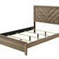 1pc Twin Size Chevron-Patterned Headboard Youth Bed
