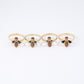 Elegant Bee Napkin Ring - Set of 4