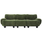 3 Seater Sofa Couch With Curved Armrests - view 2