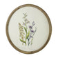 Flora Print Round Frame Set of 4