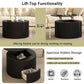 Vibe Haus Round Lift Top Coffee Table