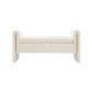 Modern Teddy Upholstered Large Bed End Bench With Arms And Storage - view 28