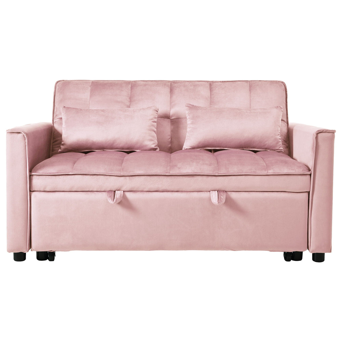 3 In 1 Pull Out Couch Convertible Sofa Bed With Reclining Backrest - view 19