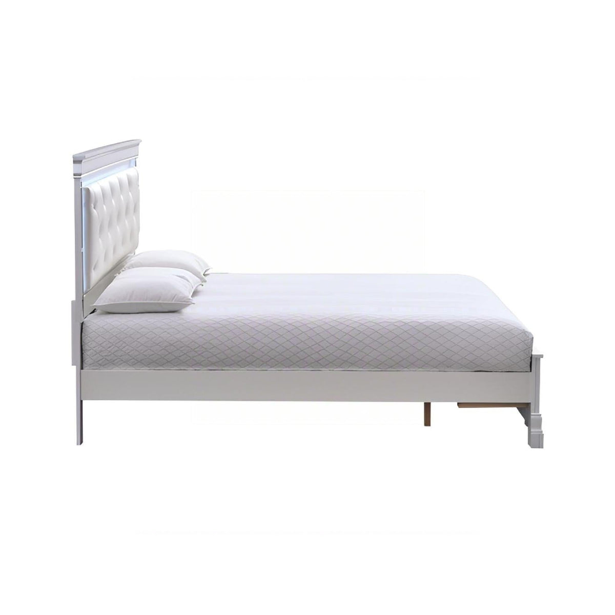 Verona G6735B-KSB King Bed (Mattress Not Included) - Pearl