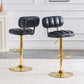 Set of 2 Modern Bar Stools with Adjustable Height