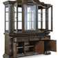 Maylee - Dining Buffet And Hutch - Dark Brown