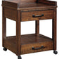 Baldridge - Printer Stand - Rustic Brown