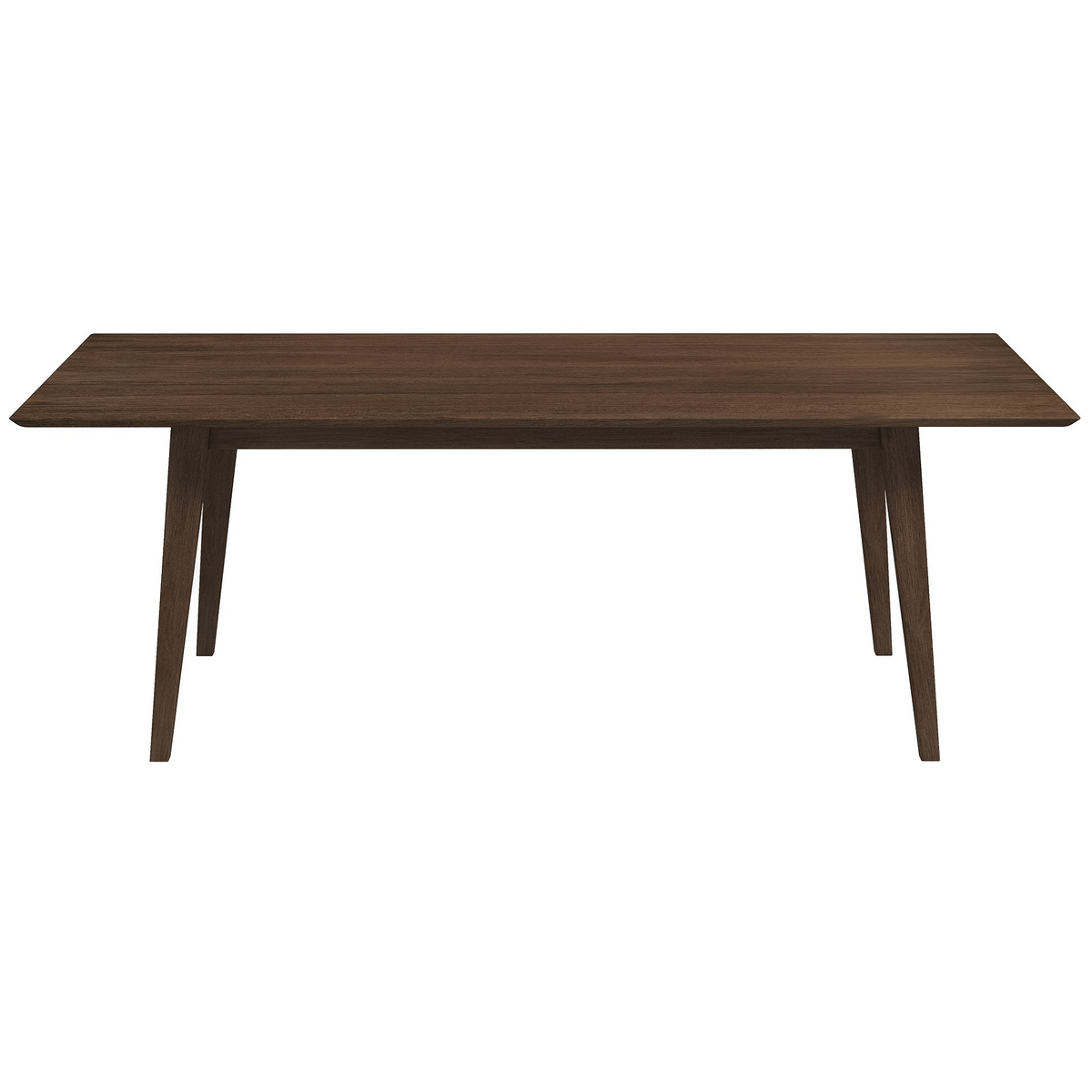Levi Modern Style Solid Wood Rectangular Dining Kitchen Table 86"