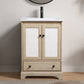Wooden Bathroom Vanity Sink Base Cabinet - 24" Width