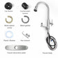 3-in-1 Kitchen Faucet with Press-Type Glass Rinser