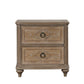 Simple Contemporary 1pc Nightstand Rustic