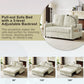 Modern Loveseat Pull Out Sofa Bed With Adjustable Backrest, Two Cup Holders, A Phone Holder, Three Charging - view 8