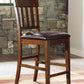 Ralene - Upholstered Barstool (Set of 2) - Medium Brown