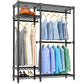 Heavy Duty Clothes Rack, Freestanding Closet Organizer