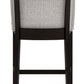 Neymorton - 5 Pc. - Rectangular Dining Room Counter Table, 4 Barstools - Dark Grayish Brown - view 4