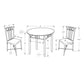3-Piece Dining Table Set, Small, 30" Round