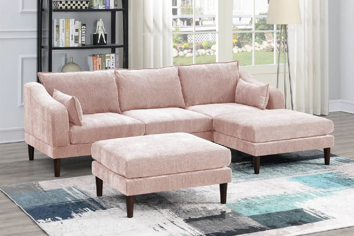 Contemporary 5-Piece Modular Sectional Set