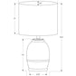 Contemporary 16"h Table Lamp