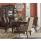 Durango - Wood Upholstered Host Arm Chair (Set of 2) - Willadeene Brown