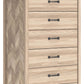 Battelle - Five Drawer Chest - Tan