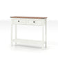 Farmhouse Style Console Table with 2 Drawers