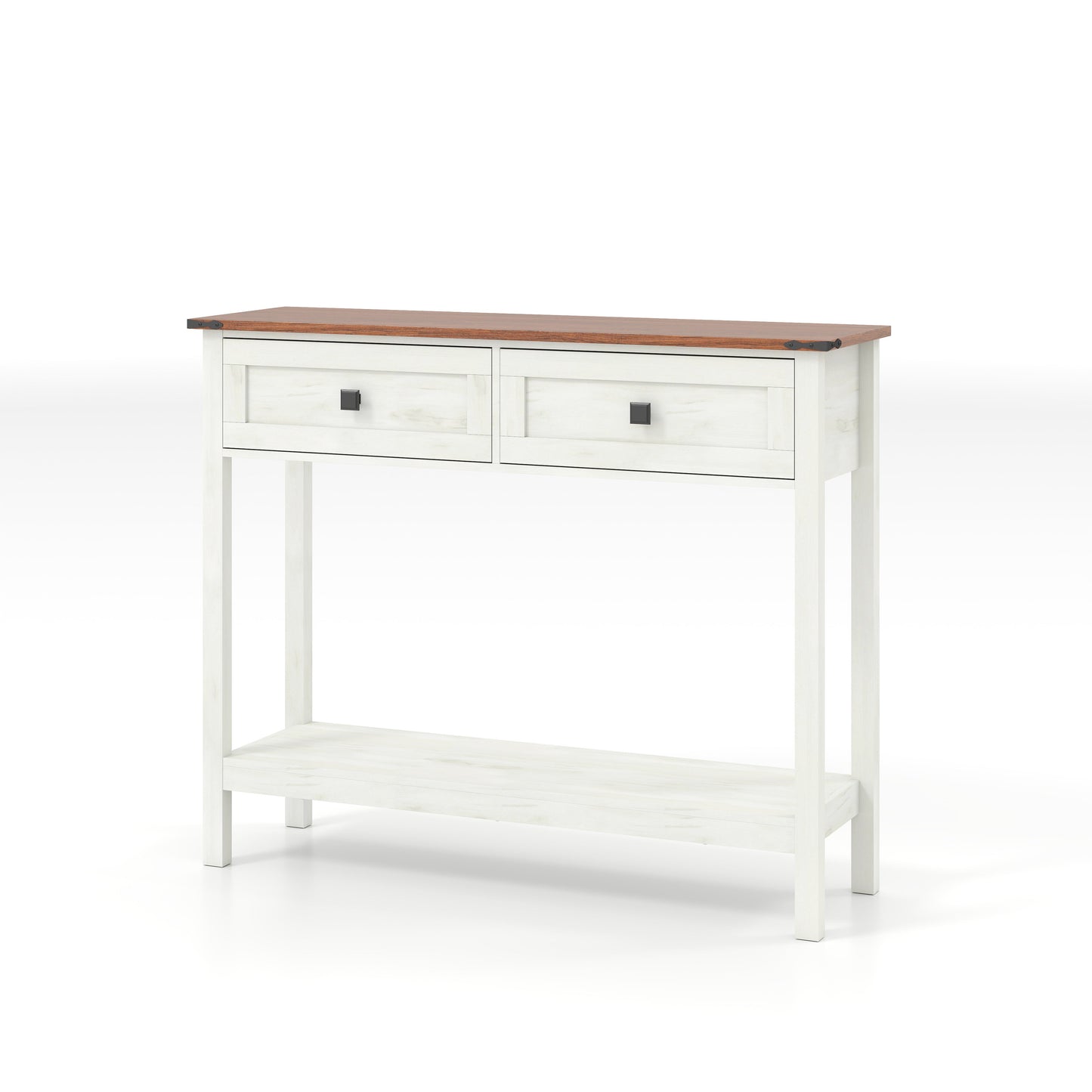 Farmhouse Style Console Table with 2 Drawers