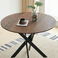 Mid-Century Dining Table For 4 - 6 People With Round Table Top, Pedestal Dining Table, End Table Leisure - view 5