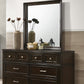 Merlot Square Mirror