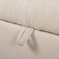 Jacqueline 57.5" Tufted Roll Arm Storage Bench