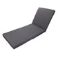 Gray Broadway/Ian Chaise Lounge Cushion (Triple Folds)