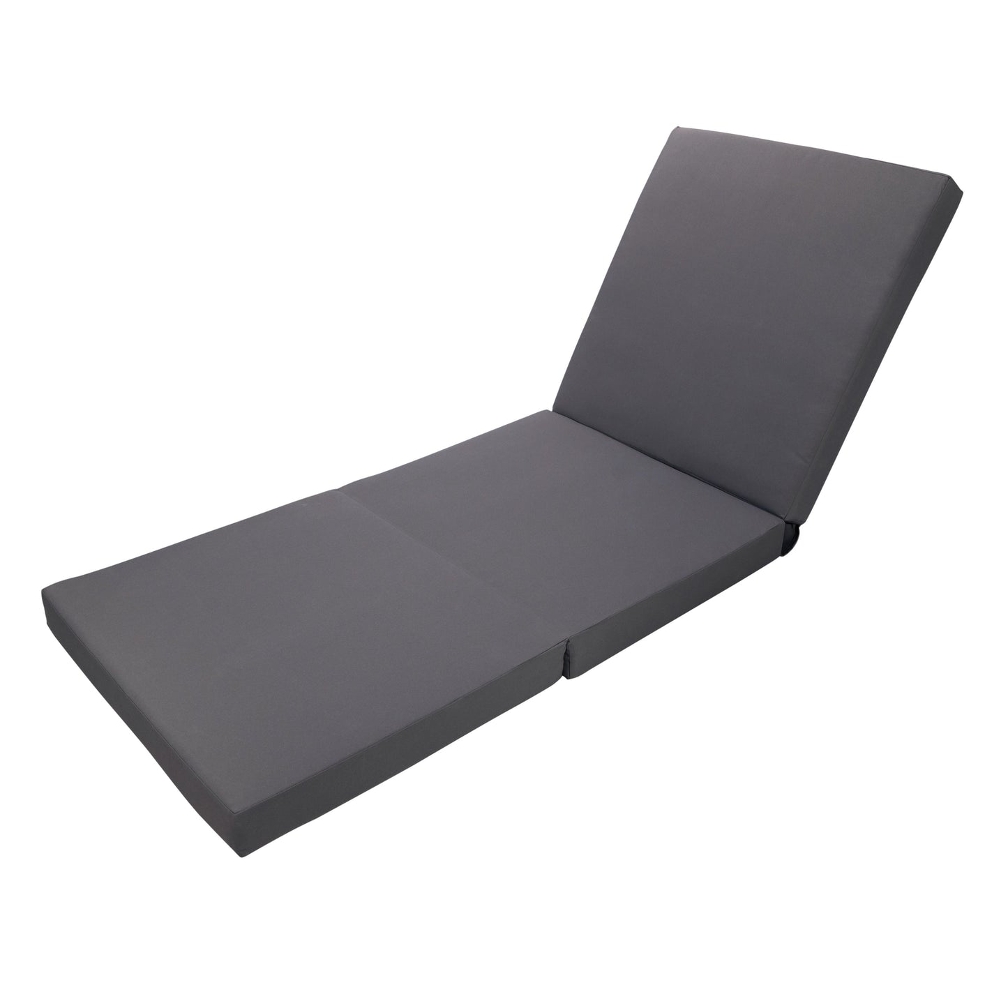 Gray Broadway/Ian Chaise Lounge Cushion (Triple Folds)