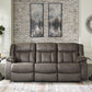 First Base - Reclining Sofa - Gunmetal