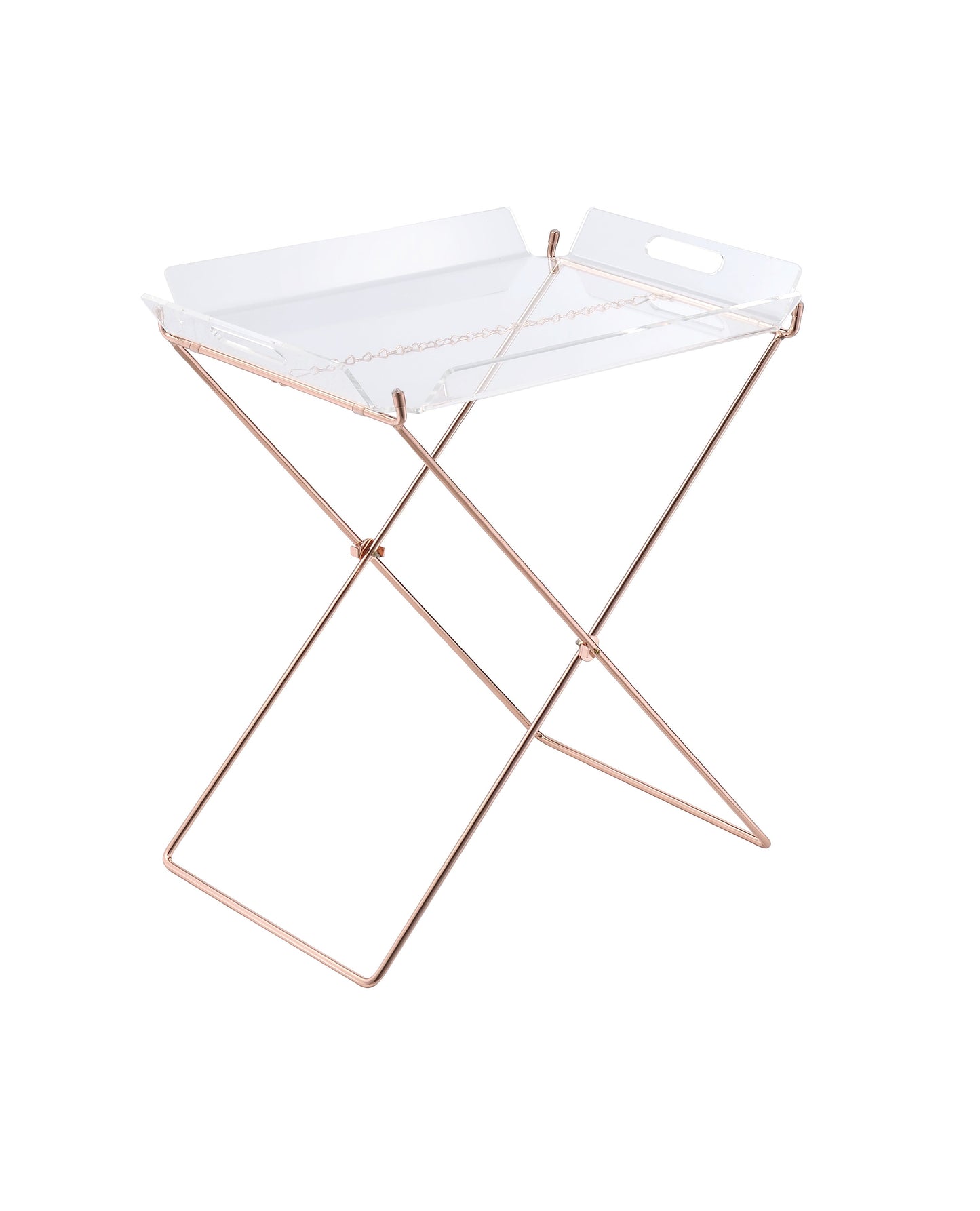 Cercie Clear Acrylic Tray Table