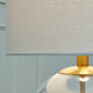 Samder - Glass Table Lamp  - White